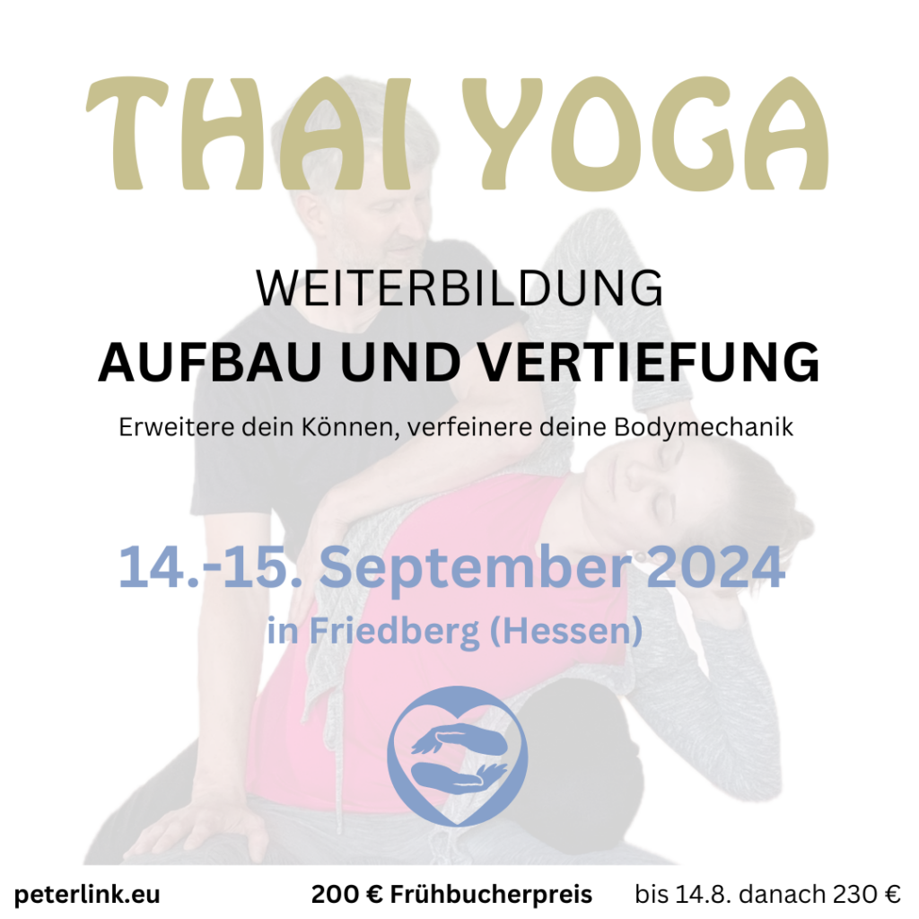 Weiterbildung Thai Yoga: Aufbau und Vertiefung